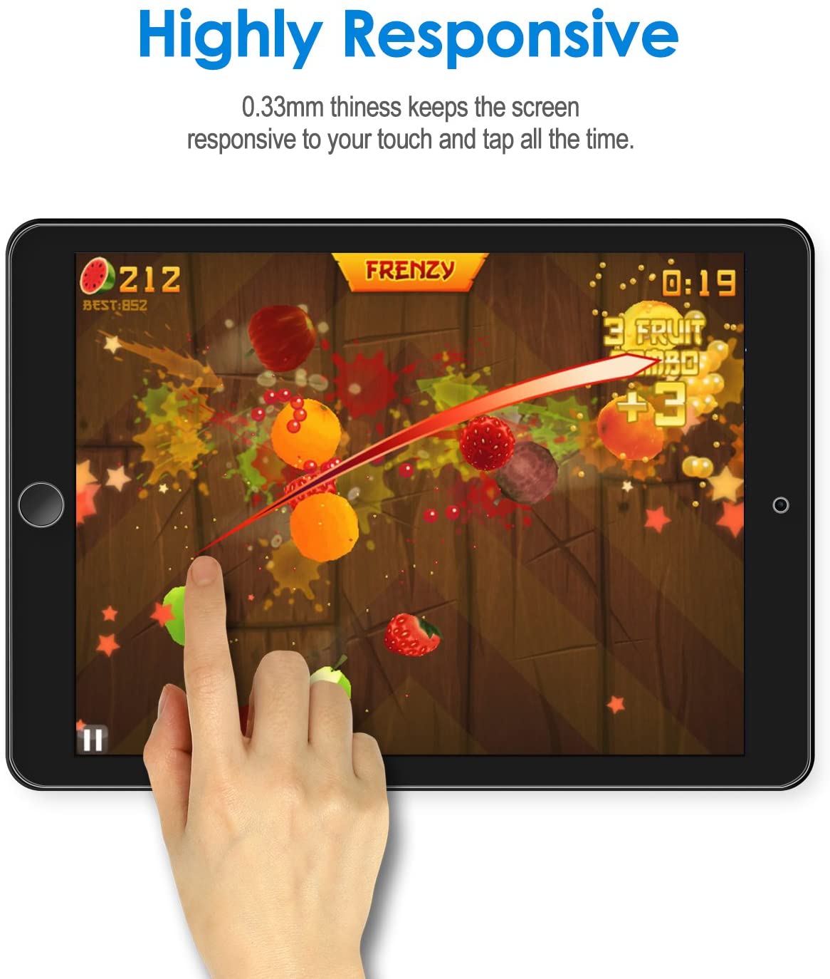 JETech Screen Protector for iPad mini 5/4 (2019/2015 Model, 5th/4th Generation), Tempered Glass Film, 2-Pack - Image 4
