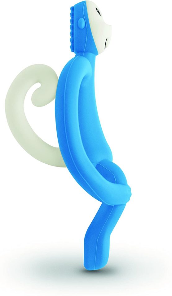 Matchstick Monkey Teething Toy, Blue - Image 2