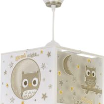 Dalber Children's Ceiling Light Good Night Owl Beige Animals 60 W