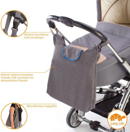 DIAGO 30077.75276 Deluxe Pram Bag (Blue) - Image 2