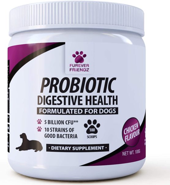 Canine Dietary Supplement, Probiotics for Dog’s Digestive Health, 100g Powder • Furever Friendz