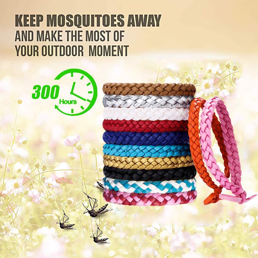 Mosquito Repellent Bracelet 15 Pack, PandyCare Mosquito Bands for Adults Kids & Babies, Premium Quality - Image 2