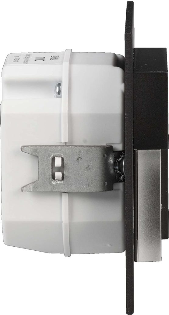 LEDIX LED Wall Light, Aluminium, Black, 7,3 x 7,3 x 4,4 cm - Image 3