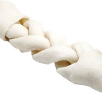 PJ Pet Products Rawhide Braided Bone 21 cm 90 g-Pack of 10