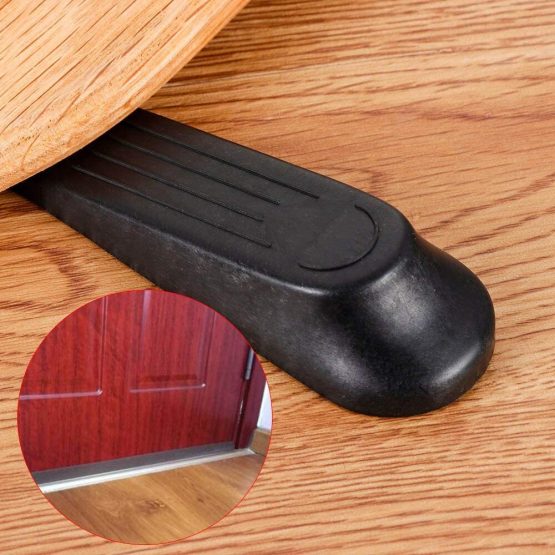 fiXte® 5 Pack Door Stoppers Door Wedges Door Stop Wedges (Black) - Image 3