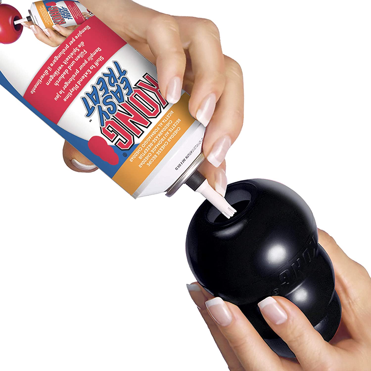 KONG Extreme Dog Toy Toughest Natural Rubber, Black Fun to Chew