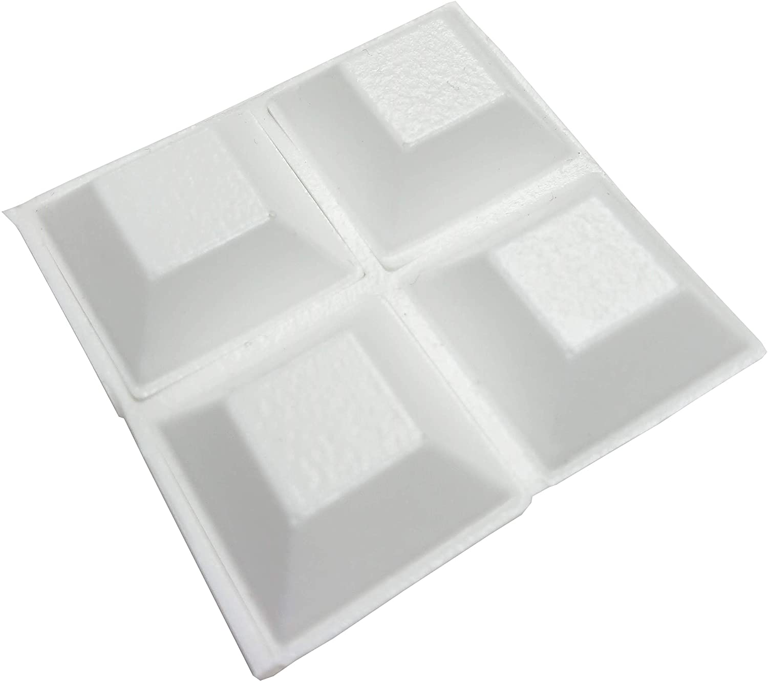 Merriway BH01907 (4 Pcs) Self Adhesive Square Protective Rubber Pads Bumpers Feet