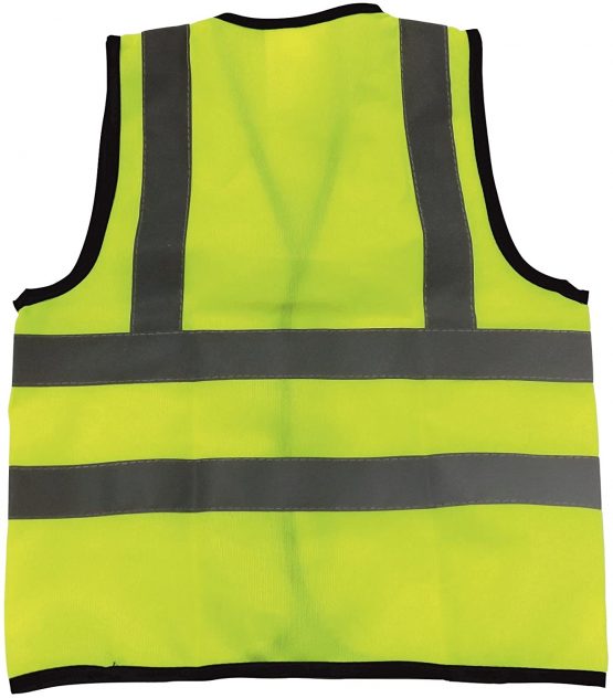 Kids High Visibility Hi Viz Safety Vest Top Hi Vis Baby Toddler Waistcoat Childrens Yellow Reflective vest (1, 4-6 Years) - Image 2