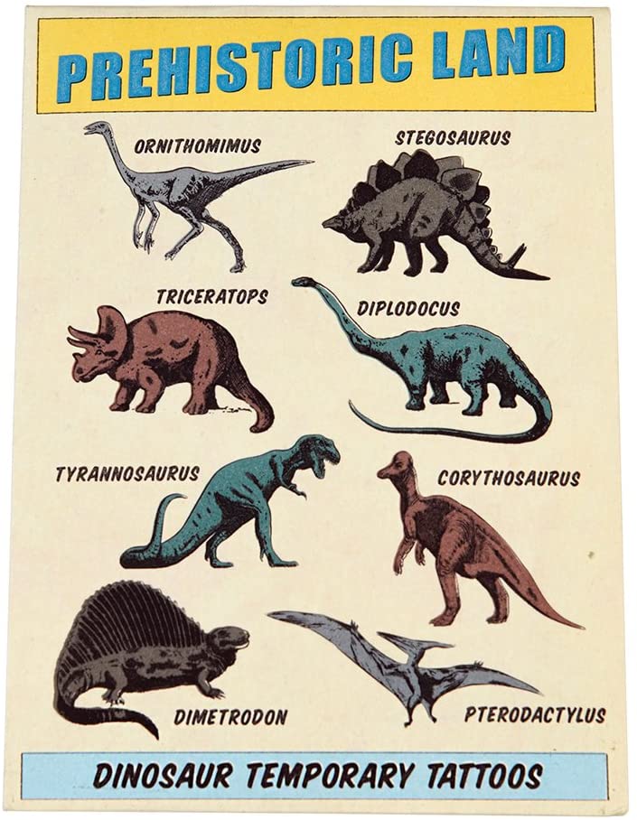 Children's Party Temporary Tattoos (2 Sheets) - Choice of Design (Dinosaur), 16.4 cm × 11.1 cm × 0.1 cm - Image 3