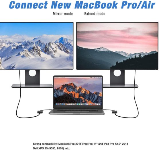 USB C to VGA Adapter, Thunderbolt 3 (USB Type C) to VGA Adapter for MacBook Pro 2020-2016,MacBook Air 2020-2018,Lenovo 900,Dell XPS 13,HP Spectre x2 - Image 4