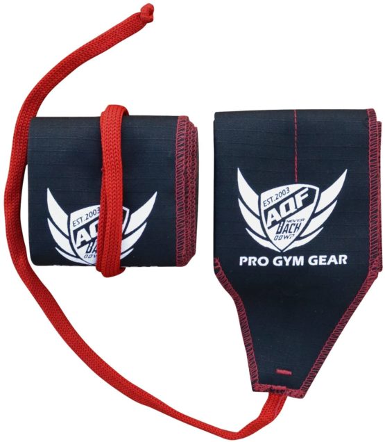 AQF Wrist Wraps Weight Lifting Straps Gym Training Support Strenght Wraps 35" Long, 3" Wide Cotton Mulitcolor - Image 2