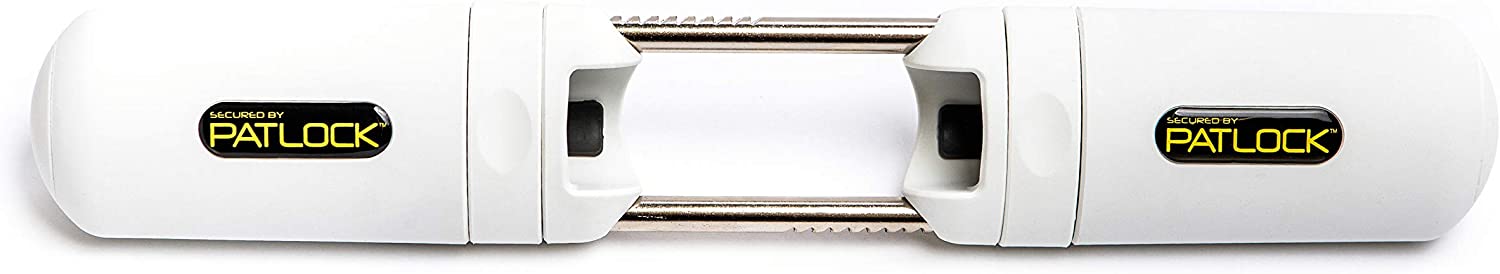 PATLOCK Police Approved French Door, Patio and Conservatory Security Lock for Double Doors Fitted with 2 Internal Horizontal Handles