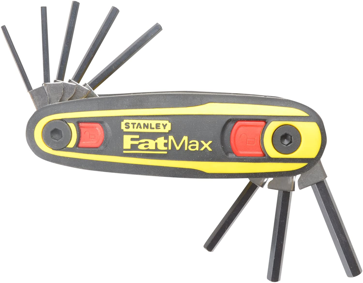 Stanley 1.5-8mm Fatmax Locking Hex Key Set, Silver, Set Of 9 (1.5- 8mm)