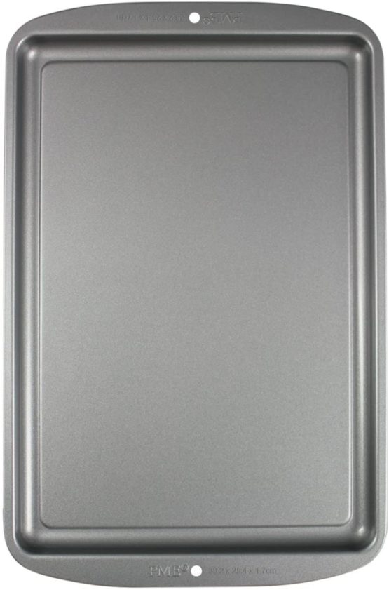 PME Carbon Steel Non-Stick Medium Cookie Sheet 15 x 10-Inch, Grey