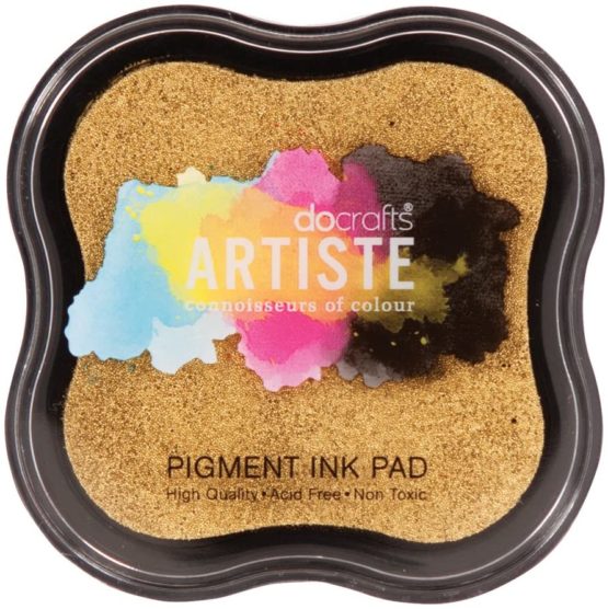Artiste Pigment Ink Pad - Metallic Gold