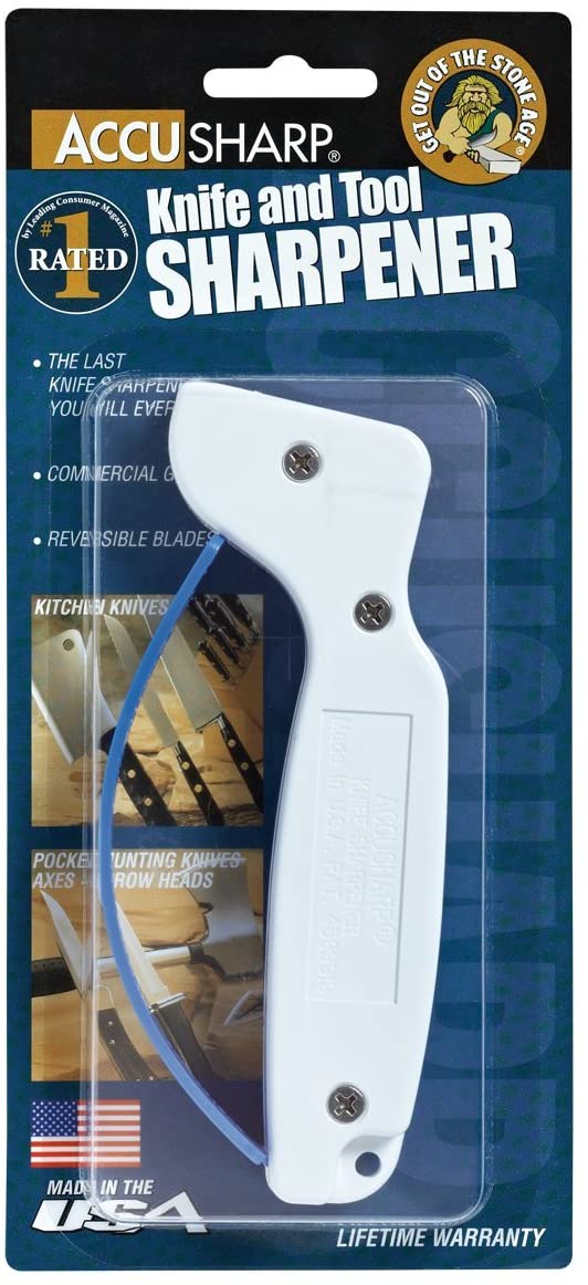 ACCUSHARP Knife Sharpner, Blue & White - Image 3
