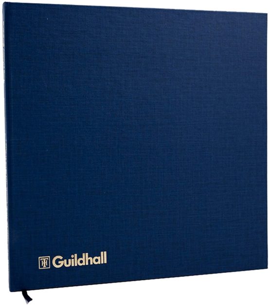 Exacompta Guildhall Account Book, 298 x 305 mm, 14 Cash Column , 80 Pages