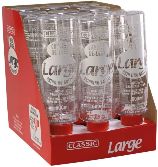 Classic Crystal Deluxe 'Large' - Small Animal Drinking Bottle 600ml - Image 2