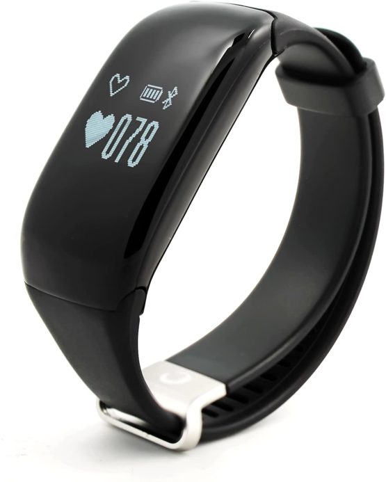 Prixton at700 - Activity Bracelet 0.5 inch with Bluetooth, Black