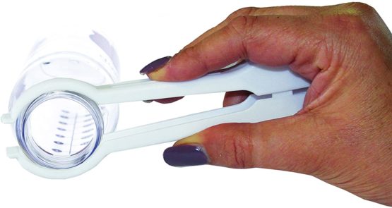 Dreambaby Baby Feeding Bottle Tongs Holder - with Non-Slip Easy Grip Round Shape Design Clamp - White - Model G527 - Image 4