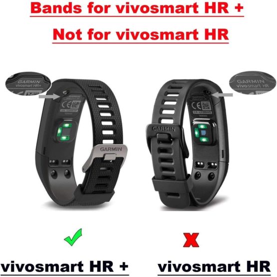 Chofit Bands for Vivosmart HR + Replacement Straps, Soft Silicone Band with Installation Tools Compatible with Garmin Vivosmart HR plus(Not for Vivosmart HR) - Image 2