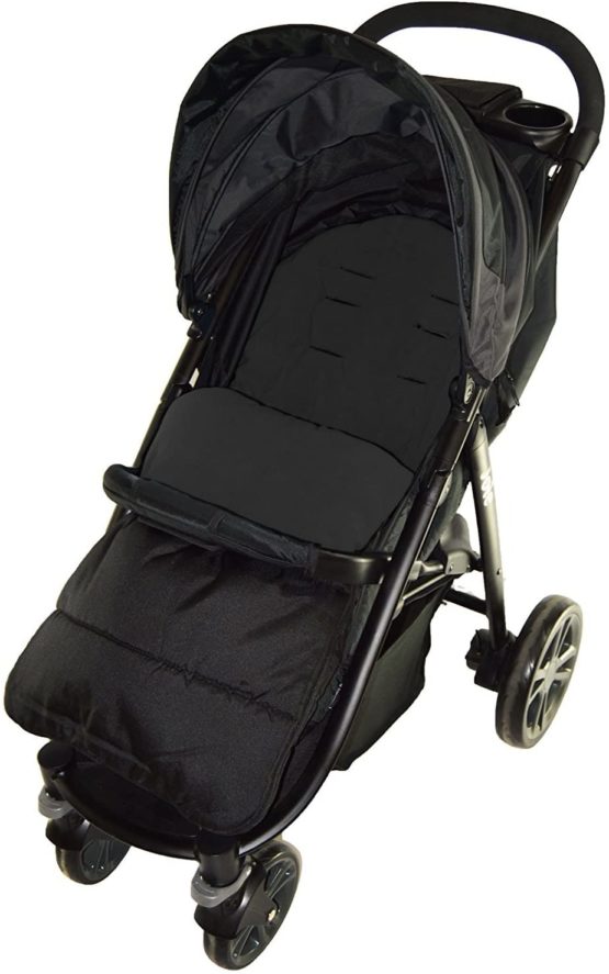 Footmuff/Cosy Toes Compatible with Jane Epic Pushchair Black Jack