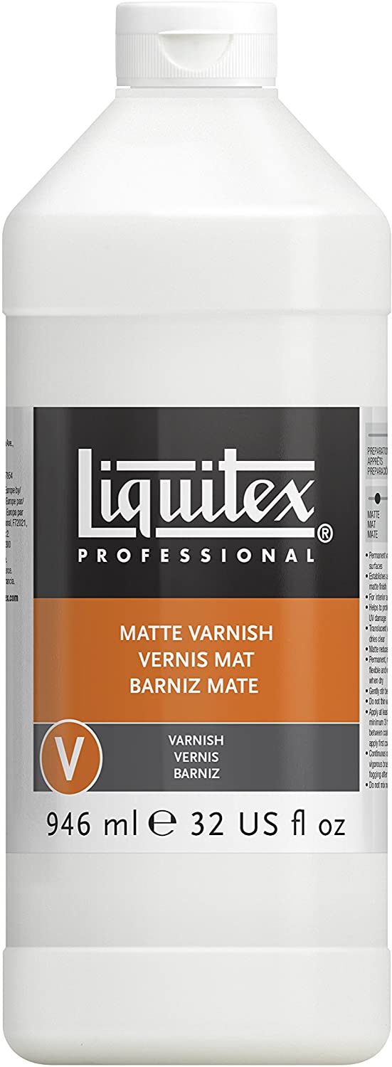 Liquitex Professional Matte Varnish, 946 ml,beige, 946 ml (Pack of 1)