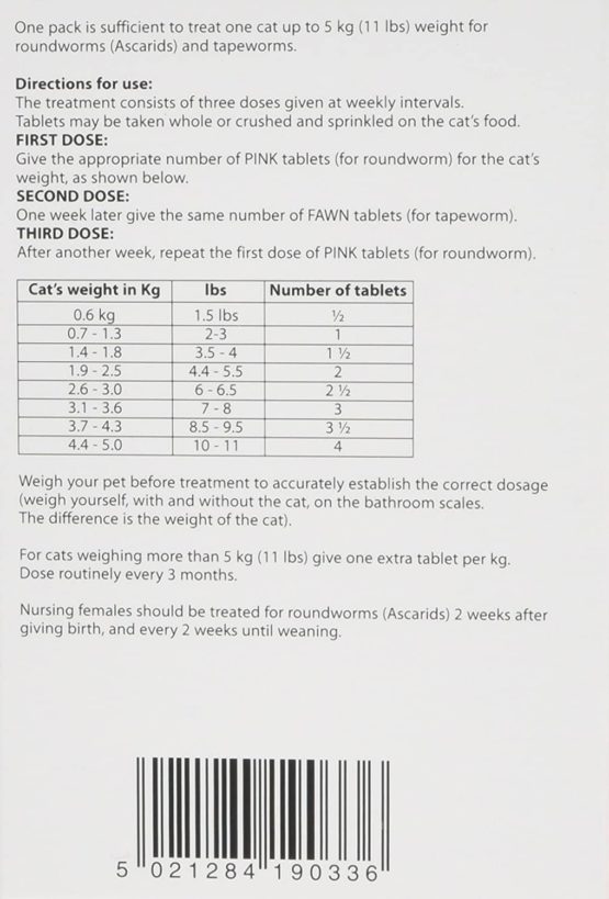 Beaphar Multiwormer Tablets for Cats - Image 2