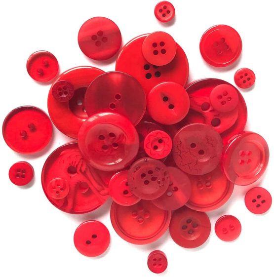 Buttons Galore Fire Engine Red, Multi-Colour, 0.6 - Image 2