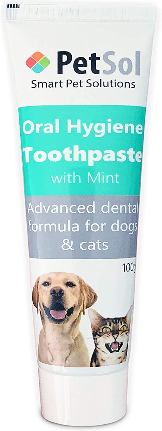PetSol Toothpaste For Dogs & Cats (100g) Improve Gum, Tooth Health