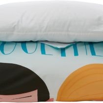 Happy Together Blue Duvet Cover