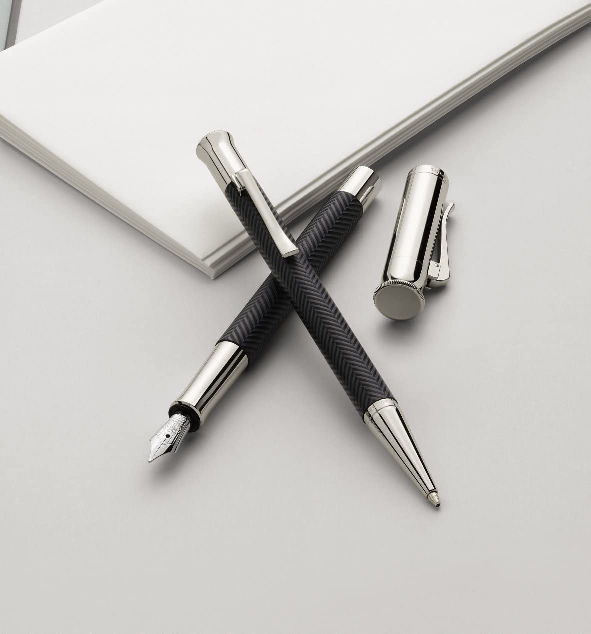 Graf von Faber-Castell Guilloche Ballpoint Pen - Cisele Black - Image 2