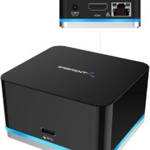 Sabrent 5 Port USB Type C Mini Continuum Docking Station, Supports Up To 3840x2160 at 30HZ (DS-CMND)