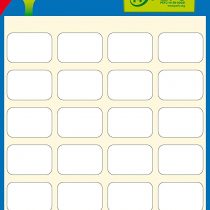 Apli 12x18mm Mini Label - White (Pack of 168)