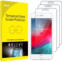 JETech 3-Pack Screen Protector for iPhone 8 Plus, iPhone 7 Plus, iPhone 6s Plus and iPhone 6 Plus, Tempered Glass Film