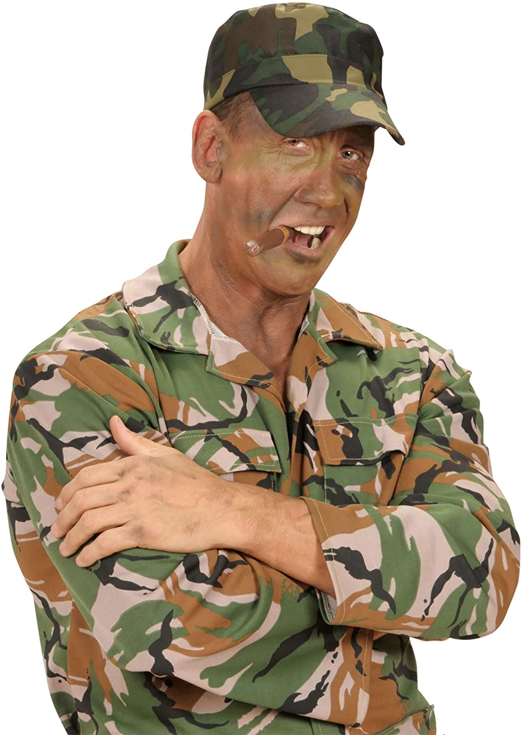Military Caps Adjustable Dress-Up Fun Hats Caps & Headwear for Fancy Dress Costumes Accessory, Multicolor - Image 4