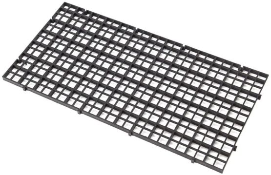 Wetrys 6 Pcs Grid Isolate Board Divider Fish Tank Bottom Black Filter Tray Aquarium Crate - Image 2