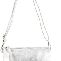 modamoda de - T186 - Italian Clutch/Shoulder Bag Leather Medium
