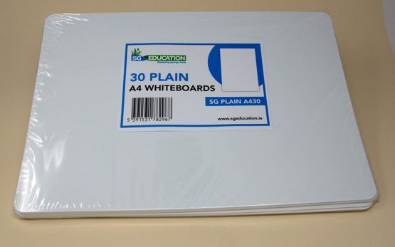SG Education Plain A430 Write and Wipe Plain Board, A4 Size, Pack of 30 - Image 3
