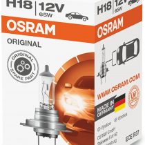 Osram Original H18, Halogen headlamp, 64180L, 12V Passenger car, Folding Carton Box (1 lamp)