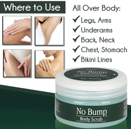 GiGi No Bump Scrub with Honey and Mango Extracts Skin Polisher 170g - Image 2