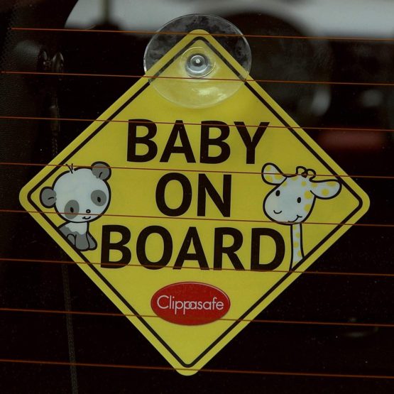 Clippasafe Baby and Child On Board Sign - Image 3