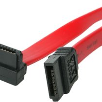 StarTech 12in SATA to Right Angle SATA Serial ATA Cable, Red