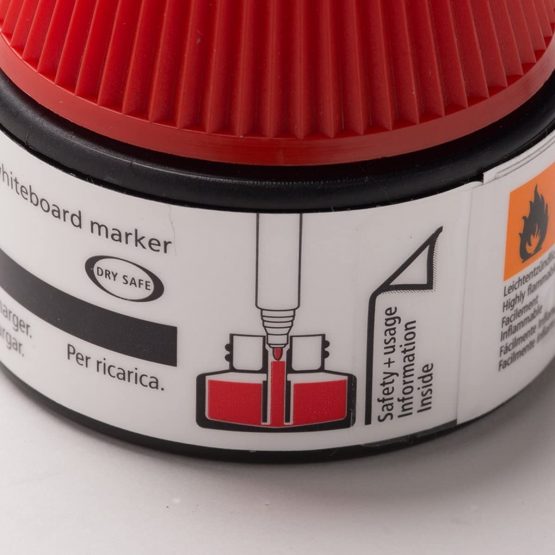 Staedtler Lumocolor 488 51-2 Whiteboard Marker Refill Station, Red, 30ml - Image 4