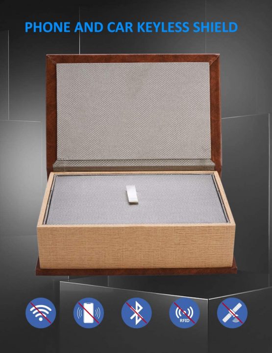 CigaMaTe Car Keys Faraday Box, Signal Blocker Box for Phones Anti Theft