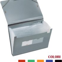 Document Holder 12 Compartments A4 Blue