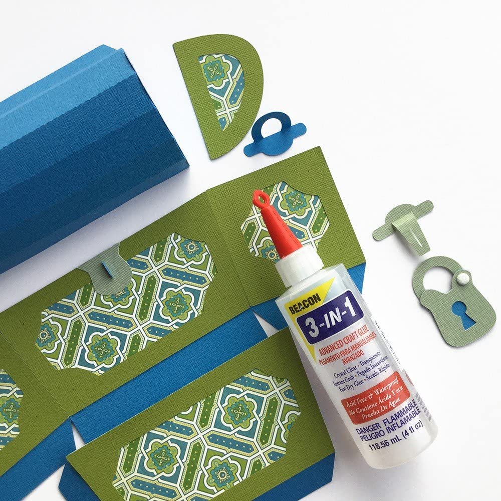 Beacon Adhesives 3-in-1 Advanced Craft Glue 118.56 ml, Dries Crystal Clear (Pack of 2), Done - Image 3