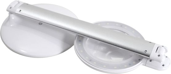 Daylight Company Halo Table Magnifier, Metal, White - Image 4