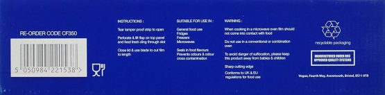 Vogue CF350 Cling Film 290mm Box - Image 3