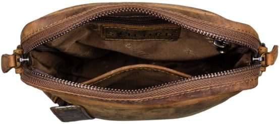 STILORD 'John' Small Men's Leather Shoulder Bag Vintage Cross Body Cross Over for 8.4 Inch Tablet Handbag in Genuine Leather - Image 4